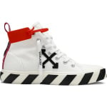 Кроссовки Off-White Vulc Sneaker Mid White Black, белый - фото