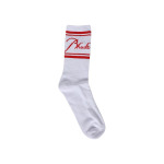 Носки Rhude Script Logo Sock, цвет White/Red - фото