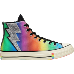 Кроссовки Converse Chuck 70 Hi Pride Shimmering Black Rainbow, черный - фото