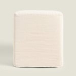 Пуф Zara Home Linen, песочный - фото