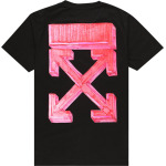 Футболка Off-White Marker Slim Tee 'Black/Red', черный - фото 2