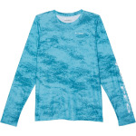 Лонгслив Columbia Kids Super Terminal Tackle Long Sleeve, цвет Riptide PFG Camo - фото