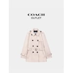 Куртка-ветровка женская короткая Coach Outlet, хаки - фото 4