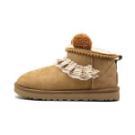 CLASSIC ULTRA MINI Зимние ботинки женские каштановые Ugg - фото