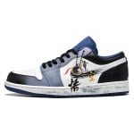 Баскетбольные кроссовки Air 1 Vintage Men Low-Touch Blue/Black Jordan - фото