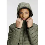 Стеганая куртка Чемпион "Hooded Jacket", с капюшоном Champion, хаки - фото 3