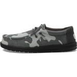 Лоферы Hey Dude Wally Washed Camo, цвет Camo Total Black - фото 4