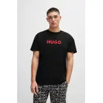 Пижама HUGO Underwear "Camo Logo Short Set" (комплект, 2 шт., 2 шт.), с большим логотипом, черный - фото 2