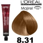 L'Oréal L'Oreal Majirel 8.31 Блондин Ch. Золотисто-пепельный 50 мл - фото