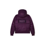 DKNY двусторонняя детская куртка DKNY, фиолетовый - фото 2