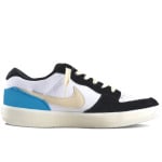 Кроссовки для скейтбординга Nike SB Force 58 унисекс, White/Blue - фото