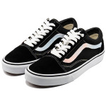 Кроссовки Vans Old Skool Skateboarding Shoes Unisex Low-top Black/white, черный - фото 3