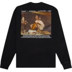 Лонгслив Off-White Caravaggio Lute Skate Long-Sleeve Tee 'Black/White', черный - фото 2