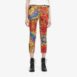 Брюки Moschino, Printed Crop Pants - фото