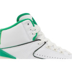 Кроссовки Air Jordan 2 Retro GS Lucky Green, белый - фото 2