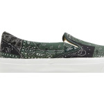 Кеды Vans Kith x Vault OG Classic Slip-On LX Bandana - Scarab, зеленый - фото 2