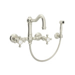 Настенный Мостовой смеситель Rohl A1456 Country Kitchen, polished chrome - фото 8