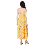 Платье Vince Camuto, Chiffon Spaghetti Strap Wrap High-Low Midi - фото 2