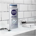 Nivea MEN Silver Protect гель для душа для тела, лица и волос с антибактериальной формулой с ионами серебра, 500 мл - фото 3