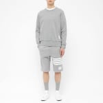 Шорты Thom Browne Engineered Stripe Sweat Short - фото 7