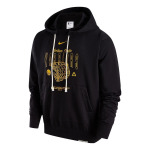 Толстовка с капюшоном Golden State Warriors Standard Issue Hoodie Nike, черный - фото