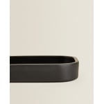 Мыльница для ванной комнаты Zara Home Black Resin - фото 5