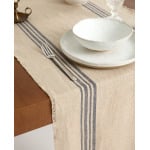 Скатерть-дорожка Zara Home Checked Linen, 50х160 см - фото 4