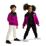 Детская куртка унисекс The North Face Nuptse 1996 года в стиле ретро - Little Kid, фиолетовый - фото 4