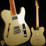 Электрогитара Fender Custom Shop Limited Edition Caballo Tono Ligero Telecaster Relic - Aged Gold Sparkle - фото