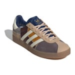 Adidas originals Gazelle Обувь для скейтбординга унисекс, Brown/White/Blue - фото 5