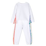 Stella McCartney Kids спортивный костюм с логотипом, белый - фото