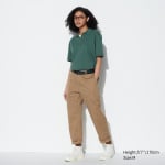 Поло из хлопкового пике AIRism UNIQLO, белый - фото 2