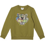 Толстовка Kenzo Tiger Embroidered Sweatshirt, зеленый - фото 2