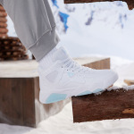 Кроссовки 361° Winter Syndrome Skateboarding Shoes Women's High-top 361 Degree White / Glacier Blue, синий - фото 11