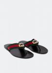 Gucci web strap thong sandal on sale