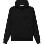 Худи Fear of God Essentials Pullover Hoodie 'Stretch Limo' FW22, черный - фото