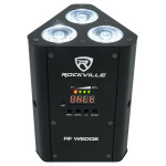 Комплект Rockville RF WEDGE BLACK RGBWA + UV Wireless DMX Up Lights + 384 Ch, Контроллер RF WEDGE BLACK + Rockforce W4 - фото 22