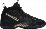 The new black best sale and gold foamposites