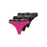 Стринги HUGO Underwear "TRIPLET THONG DESIGN" (комплект, 3 шт., 3), с логотипом на поясе, цвет Open Miscellaneous986 - фото