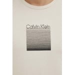 Хлопковая футболка Calvin Klein, бежевый - фото 5