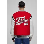 Анорак Fubu " Fubu Men's FM231-021-2 FUBU Old English Varsity Jacket" (1 шт.), без капюшона, белый - фото 10