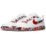 Кроссовки Nike Court Borough Skateboarding Shoes Men Low-top Red/white/black, белый - фото 3