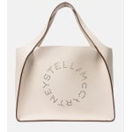 Сумка-тоут stella из искусственной кожи с логотипом Stella Mccartney, белый - фото