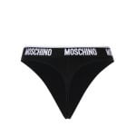 Moschino трусы-брифы с логотипом, черный - фото 2