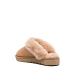 UGG кожаные слиперы Classic, нейтральный цвет - фото 3