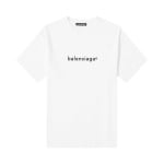 Футболка Balenciaga New Copyright Logo T-Shirt 'White', белый - фото