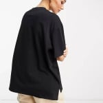 Футболка Asos Design Oversized Heavyweight In Sacred Energy Graphic, черный - фото 2