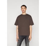 Простая футболка SLHLOOSE OSCAR O-NECK TEE Selected, темно-коричневый - фото 4