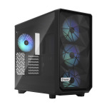 Корпус Fractal Design Meshify 2 Lite RGB, Mid Tower, чёрный, светлое стекло - фото