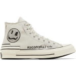 Кроссовки Converse Chuck 70 Hacked Heel High Tear Away - Light Bone, серый - фото